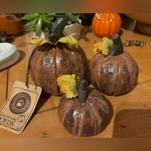 Boyd’s Hazel’s Prize Pumpkins Set of 3